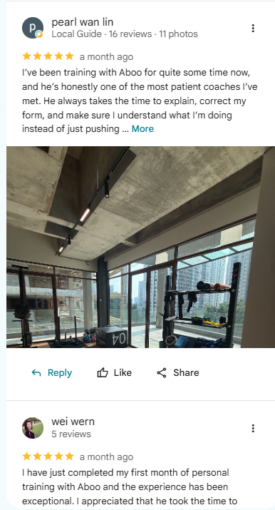 Truss Fitness Studio Google Maps review 5