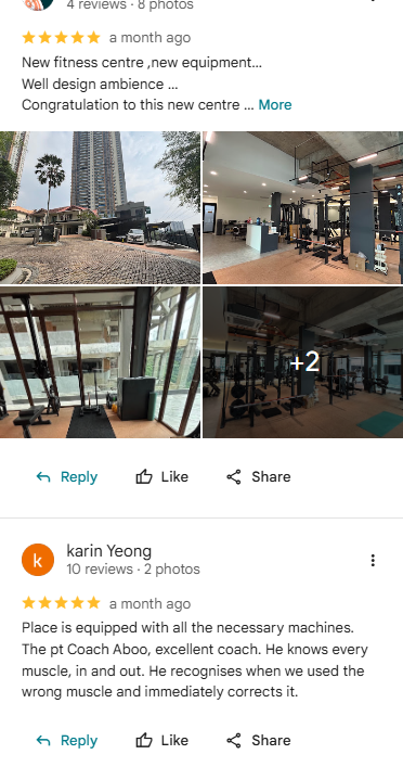 Truss Fitness Studio Google Maps review 9